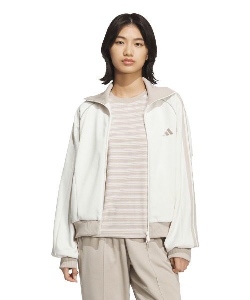 adidas(アディダス)の「アディダス adidas STSV トラックトップ(ジャージ・レディース・ブラック/オフホワイト/ブルー・M/L)」の21枚目の写真