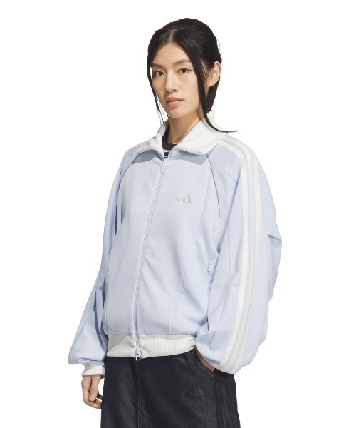 adidas(アディダス)の「アディダス adidas STSV トラックトップ(ジャージ・レディース・ブラック/オフホワイト/ブルー・M/L)」の9枚目の写真