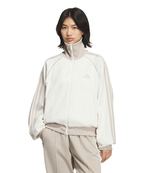 adidas(アディダス)の「アディダス adidas STSV トラックトップ(ジャージ・レディース・ブラック/オフホワイト/ブルー・M/L)」の22枚目の写真