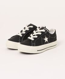 CONVERSE（コンバース）の「CONVERSE コンバース 15-22KID'S ONE STAR EASYON キッズ ワンスター イージーオン 37303871 BLACK（スニーカー）」