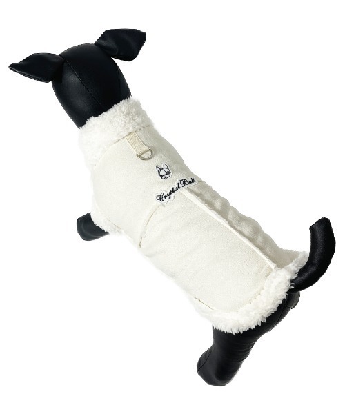 CRYSTAL BALL(クリスタルボール)の「Boa DOG Wear(ペットウェア・キッズ・アイボリー/ブラウン・SMALL/MEDIUM/LARGE)」の9枚目の写真