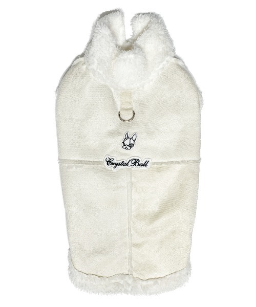 CRYSTAL BALL(クリスタルボール)の「Boa DOG Wear(ペットウェア・キッズ・アイボリー/ブラウン・SMALL/MEDIUM/LARGE)」の8枚目の写真
