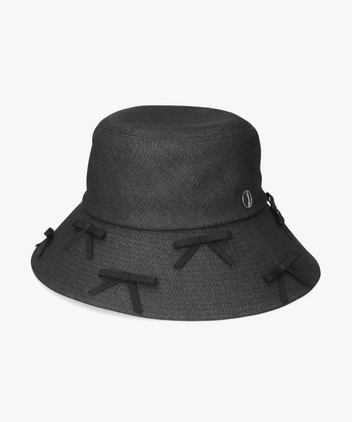 Chapeau d' O（シャポードオー）の「Chapeau d' O  Denim Ribbon Capeline / シャポードオー（ハット・レディース・ネイビー/ブラック・M/57.5cm）」の9枚目の写真