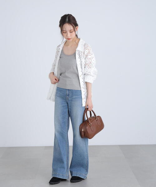 FREE'S MART（フリーズマート）の「◆レースジャケット（ブルゾン・レディース・ホワイト・FREE）」の14枚目の写真