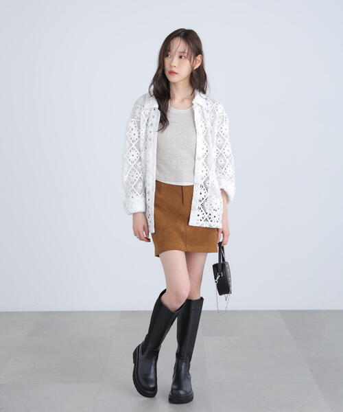 FREE'S MART（フリーズマート）の「◆レースジャケット（ブルゾン・レディース・ホワイト・FREE）」の21枚目の写真