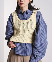 ROSE BUD | SLAV KNIT TANK(タンクトップ)