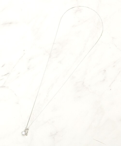 SHOO・LA・RUE（シューラルー）の「キュービックジルコニアネックレス（ネックレス・レディース・ゴールド/ピンクゴールド/シルバー・00）」の6枚目の写真