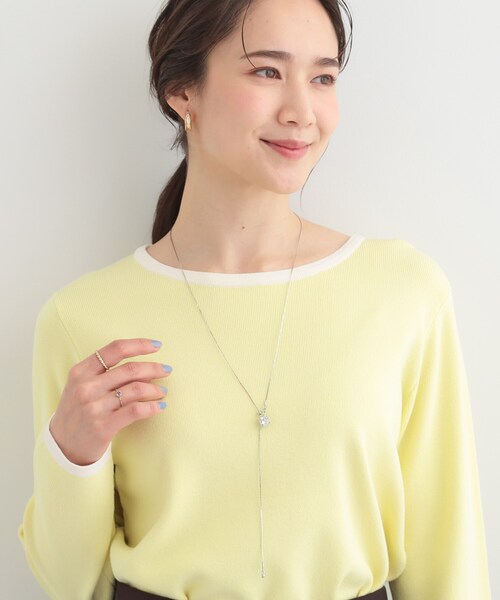 SHOO・LA・RUE（シューラルー）の「キュービックジルコニアネックレス（ネックレス・レディース・ゴールド/ピンクゴールド/シルバー・00）」の8枚目の写真