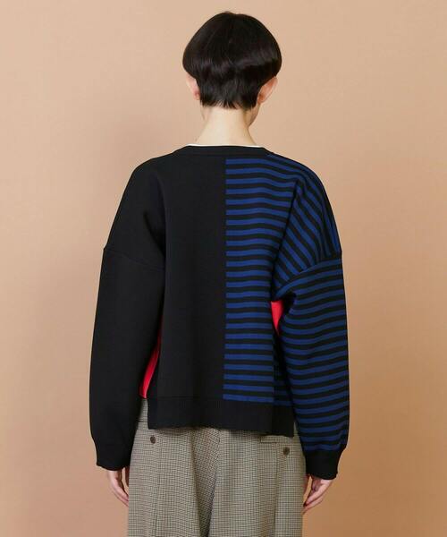 FRAPBOIS（フラボア）の「ミラノカーデ（カーディガン/ボレロ・レディース・ブラック/グレー・1）」の4枚目の写真