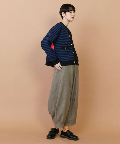 FRAPBOIS（フラボア）の「ミラノカーデ（カーディガン/ボレロ・レディース・ブラック/グレー・1）」の16枚目の写真