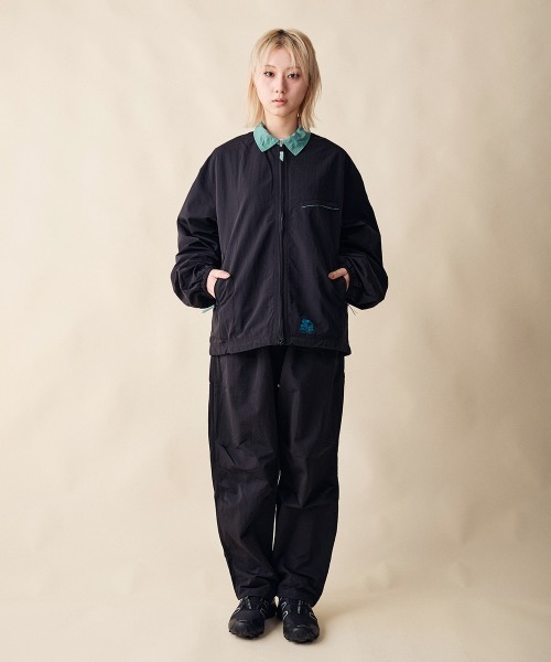 rehacer(レアセル)の「rehacer : × STARTER Track Easy Pants / ×スタータートラックイージーパンツ(その他パンツ・レディース・グリーン/ブラック・SMALL/MEDIUM)」の9枚目の写真
