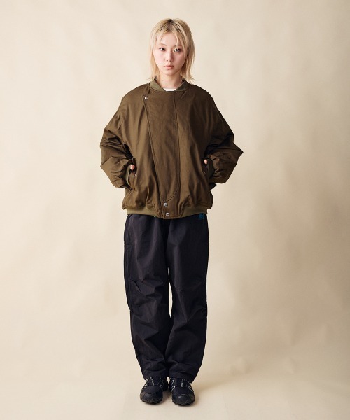 rehacer(レアセル)の「rehacer : × STARTER Track Easy Pants / ×スタータートラックイージーパンツ(その他パンツ・レディース・グリーン/ブラック・SMALL/MEDIUM)」の12枚目の写真