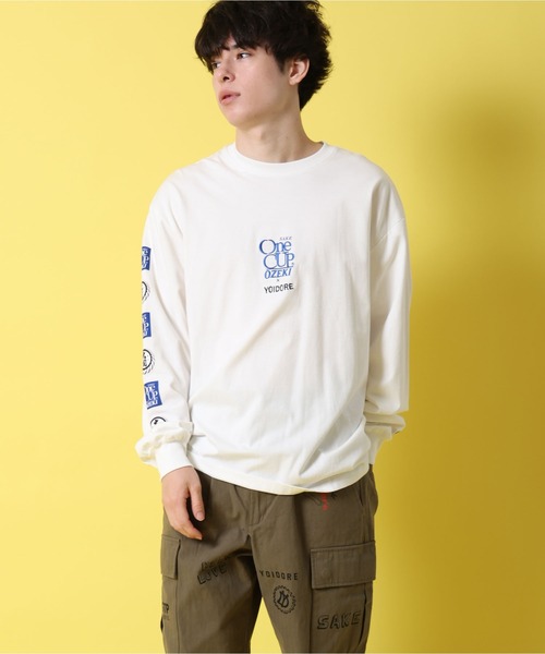 JACKROSE(ジャックローズ)の「YOIDORE ワンカップ大関 コラボ ロン TEE(Tシャツ/カットソー・メンズ・ブラック/ホワイト・M/L/XL)」の11枚目の写真