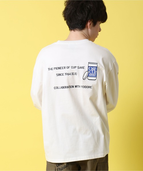 JACKROSE(ジャックローズ)の「YOIDORE ワンカップ大関 コラボ ロン TEE(Tシャツ/カットソー・メンズ・ブラック/ホワイト・M/L/XL)」の9枚目の写真