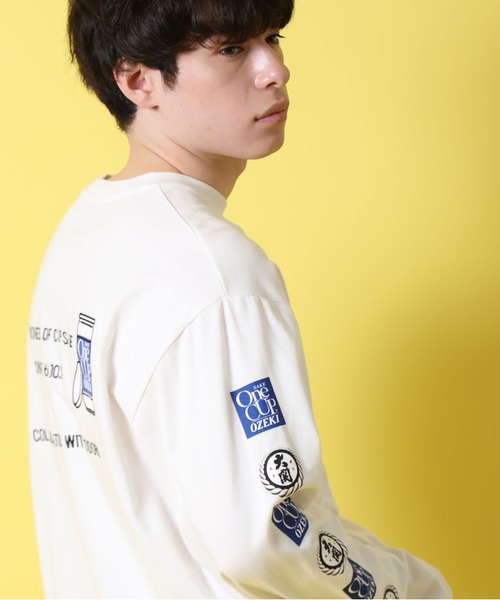 JACKROSE(ジャックローズ)の「YOIDORE ワンカップ大関 コラボ ロン TEE(Tシャツ/カットソー・メンズ・ブラック/ホワイト・M/L/XL)」の3枚目の写真