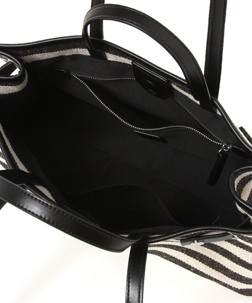 Elura（エルーラ）の「＜kakatoo＞スクエアーボーダートート/633025（トートバッグ・レディース・ネイビー/ブラック・FREE）」の12枚目の写真