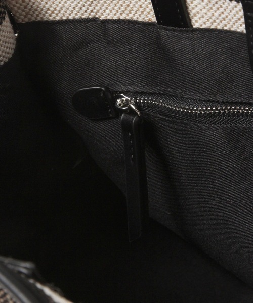 Elura（エルーラ）の「＜kakatoo＞スクエアーボーダートート/633025（トートバッグ・レディース・ネイビー/ブラック・FREE）」の13枚目の写真