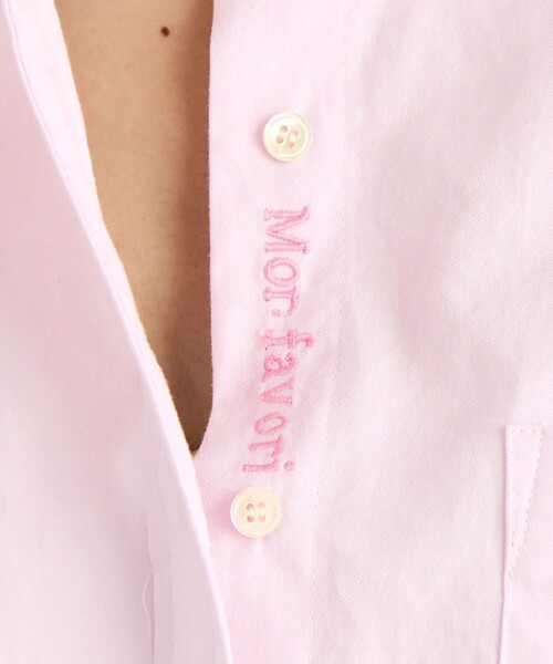 fredy emue（フレディエミュ）の「COTTON BASIC シャツ（シャツ/ブラウス・レディース・オレンジ系その他/オフホワイト/サックスブルー/ベビーピンク/グリーン系その他/ブルー系その他・38）」の21枚目の写真