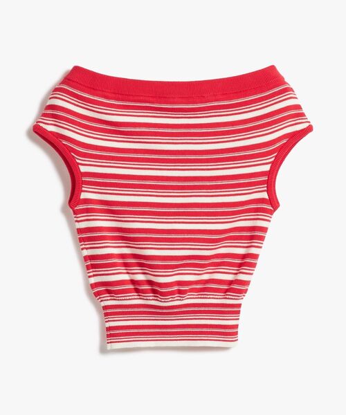 tommy jeans(トミー ジーンズ)の「【ウォニョン着用】オフショルダーボーダーセーター(ニット/セーター・レディース・ブラック/レッド・X-SMALL/MEDIUM/SMALL)」の12枚目の写真