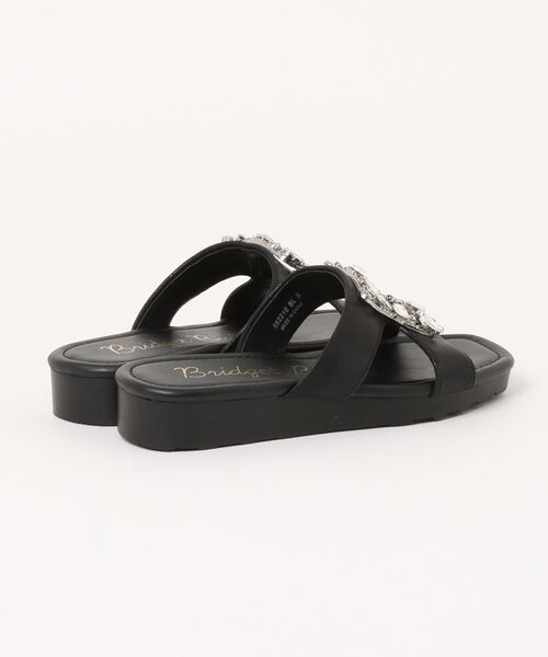 Bridget Birkin(ブリジットバーキン)の「【Bridget Birkin】スクエアバックルミュールサンダル(562210)(サンダル・レディース・シルバー/ブラック/ゴールド・L/M/LL/S)」の10枚目の写真