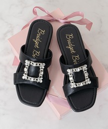 【Bridget Birkin】スクエアバックルミュールサンダル(562210)