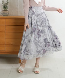 ASTORIA ODIER | オパール花柄フレアスカート(スカート)