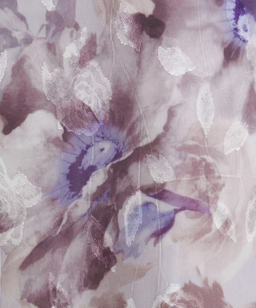 ASTORIA ODIER（アストリアオディール）の「オパール花柄フレアスカート（スカート・レディース・ラベンダー/ライトグレー・MEDIUM/SMALL/LARGE）」の8枚目の写真