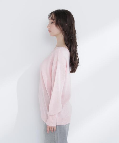 ◇ドライタッチ2wayネックニット（ニット/セーター）｜NATURAL BEAUTY