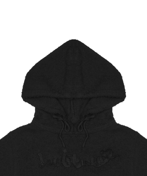 LUVISTRUE（ラヴイズトゥルー）の「RT KNIT HOODIE(BLACK)（ニット/セーター・レディース・その他・FREE）」の4枚目の写真