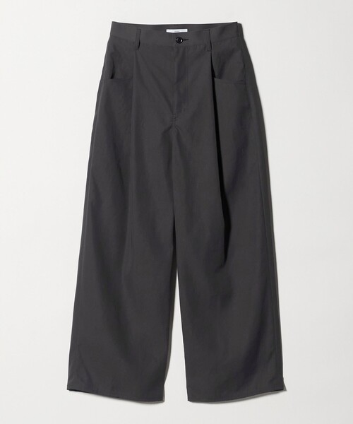ASTRAET（アストラット）の「＜ASTRAET＞OVERLAP タック ワイドパンツ（その他パンツ・レディース・ダークグレー/グレー系・2/1/0）」の2枚目の写真