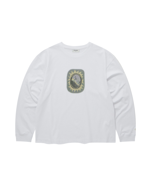 COVERNAT(カバーナット)の「サンセットサーフクラブ ロングスリーブ ホワイト(Tシャツ/カットソー・レディース・その他・LARGE/MEDIUM/SMALL/X-LARGE)」の1枚目の写真