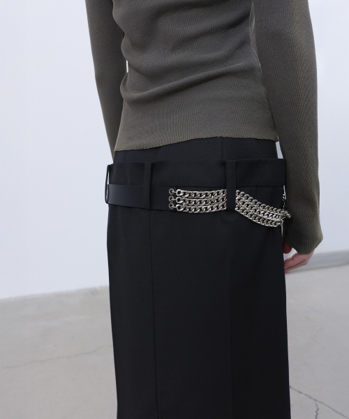 LCDC TM(エルシーディーシーティーエム)の「DOUBLE WAIST TAILORED SKIRT (BLACK)(スカート・レディース・その他・SMALL/MEDIUM)」の10枚目の写真