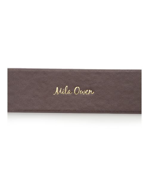 Mila Owen(ミラオーウェン)の「スクエアバックルベルト(ベルト・レディース・ブラウン/シルバー/キャメル・F)」の10枚目の写真