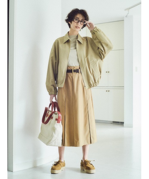 Mila Owen（ミラオーウェン）の「スクエアバックルベルト（ベルト・レディース・ブラウン/シルバー/キャメル・F）」の9枚目の写真