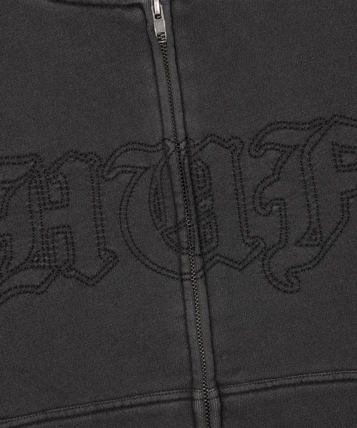 HUF(ハフ)の「STUDDED FULL ZIP HOODIE(パーカー・メンズ・ブラック/レッド/ベージュ・S/M/L/XL/XXL)」の21枚目の写真