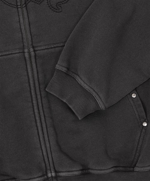 HUF(ハフ)の「STUDDED FULL ZIP HOODIE(パーカー・メンズ・ブラック/レッド/ベージュ・S/M/L/XL/XXL)」の22枚目の写真