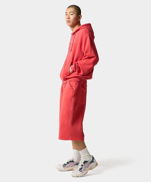 HUF(ハフ)の「STUDDED FULL ZIP HOODIE(パーカー・メンズ・ブラック/レッド/ベージュ・S/M/L/XL/XXL)」の19枚目の写真