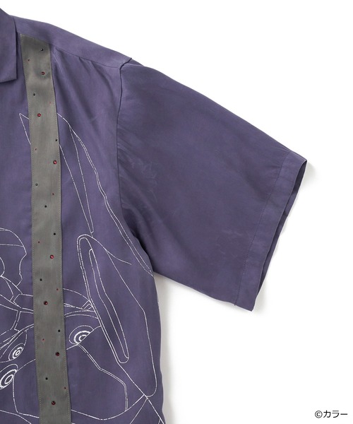 GRANCY(グランシー)の「GRANCY×EVANGELION Docking Half Sleeve Shirt(ZOZO×エヴァンゲリオンコラボ)(シャツ/ブラウス・メンズ・チャコールグレー/パープル・S/L/M)」の11枚目の写真