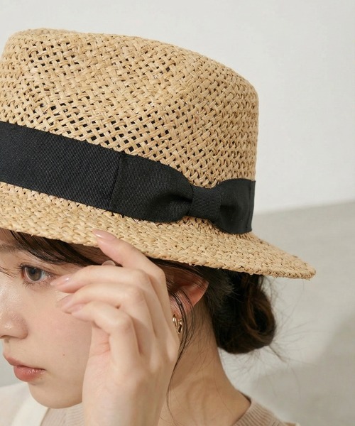 FUNALIVE（ファンアライブ）の「手編みカンカン帽（ハット・メンズ・ネイビー/カーキ/ブラック・FREE）」の5枚目の写真