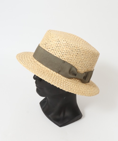 FUNALIVE（ファンアライブ）の「手編みカンカン帽（ハット・メンズ・ネイビー/カーキ/ブラック・FREE）」の8枚目の写真