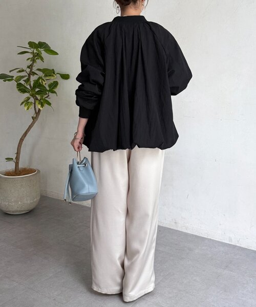 Chez toi（シェトワ）の「バルーンブルゾン（ブルゾン・レディース・アイボリー/ブラック/ベージュ・FREE）」の11枚目の写真