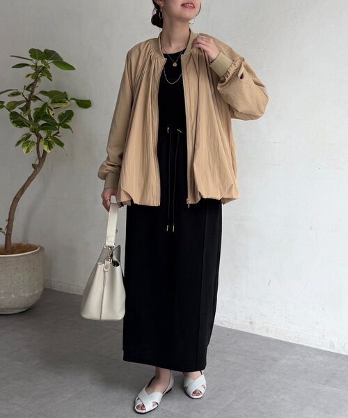 Chez toi（シェトワ）の「バルーンブルゾン（ブルゾン・レディース・アイボリー/ブラック/ベージュ・FREE）」の17枚目の写真