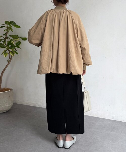 Chez toi（シェトワ）の「バルーンブルゾン（ブルゾン・レディース・アイボリー/ブラック/ベージュ・FREE）」の19枚目の写真