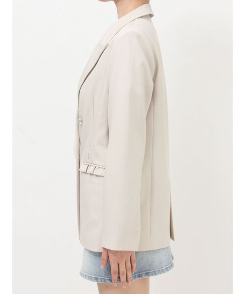 RESEXXY（リゼクシー）の「ダブルテーラードジャケット（テーラードジャケット・レディース・ネイビー/アイボリー・FREE）」の14枚目の写真