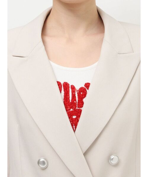 RESEXXY（リゼクシー）の「ダブルテーラードジャケット（テーラードジャケット・レディース・ネイビー/アイボリー・FREE）」の16枚目の写真