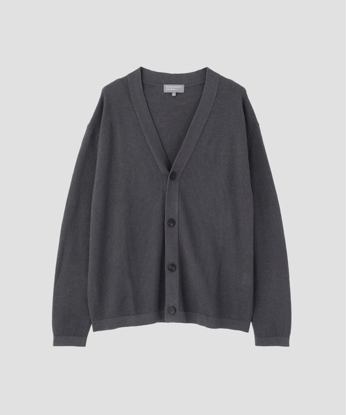 MARGARET HOWELL（マーガレットハウエル）の「COTTON RAMIE PIQUE（カーディガン/ボレロ・メンズ・ブルー/グレー・LARGE/MEDIUM）」の4枚目の写真