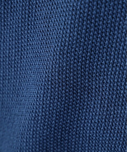 MARGARET HOWELL（マーガレットハウエル）の「COTTON RAMIE PIQUE（カーディガン/ボレロ・メンズ・ブルー/グレー・LARGE/MEDIUM）」の10枚目の写真