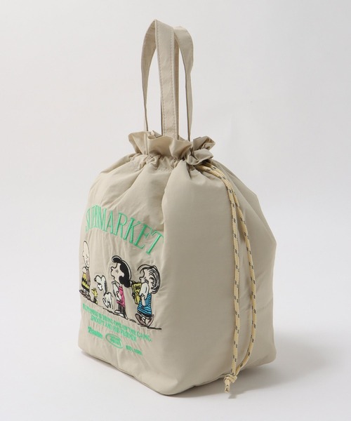 Three Four Time（ｽﾘｰﾌｫｰﾀｲﾑ）の「【PEANUTS】保冷巾着トート（トートバッグ・レディース・シルバー/ベージュ/ブラック・FREE）」の12枚目の写真