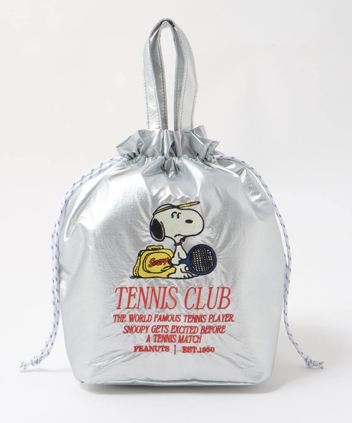 Three Four Time（ｽﾘｰﾌｫｰﾀｲﾑ）の「【PEANUTS】保冷巾着トート（トートバッグ・レディース・シルバー/ベージュ/ブラック・FREE）」の7枚目の写真