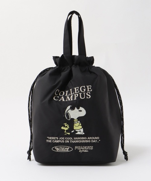 Three Four Time（ｽﾘｰﾌｫｰﾀｲﾑ）の「【PEANUTS】保冷巾着トート（トートバッグ・レディース・シルバー/ベージュ/ブラック・FREE）」の5枚目の写真